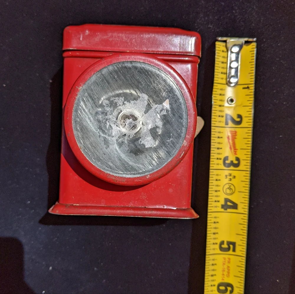 Vintage 1933 Flashlight Red Trailblazer Lantern